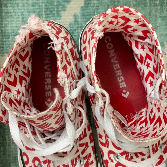 CONVERSE All Star Chuck Taylor Logo Hi-Top Shoes. WOMENS 8, MENS 6 - Picture 7 of 8